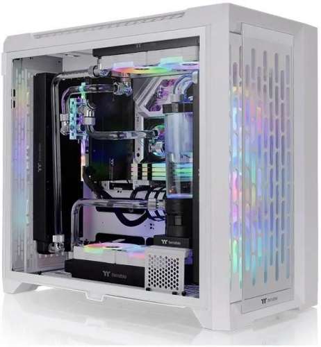 Корпус ATX Thermaltake CTE C750 TG ARGB, Full-Tower, без БП,  белый [ca-1x6-00f6wn-01]